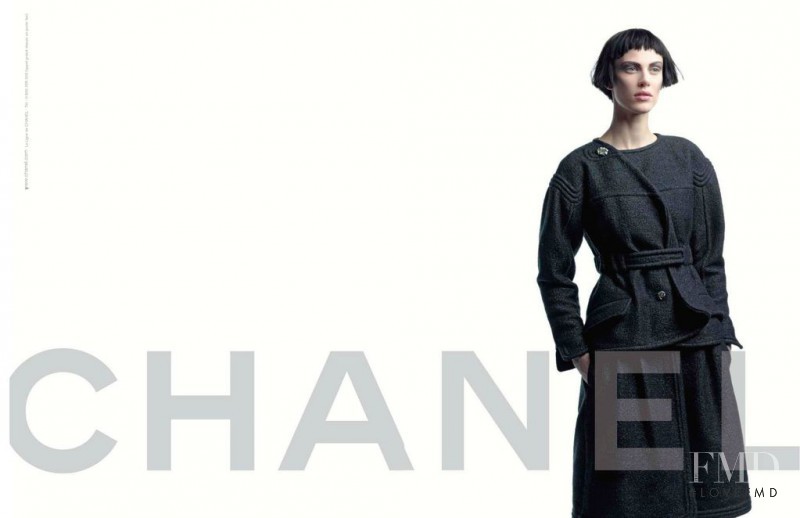 Aymeline Valade featured in  the Chanel advertisement for Autumn/Winter 2012