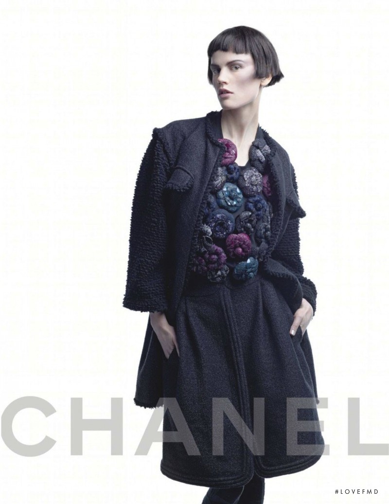 Saskia de Brauw featured in  the Chanel advertisement for Autumn/Winter 2012