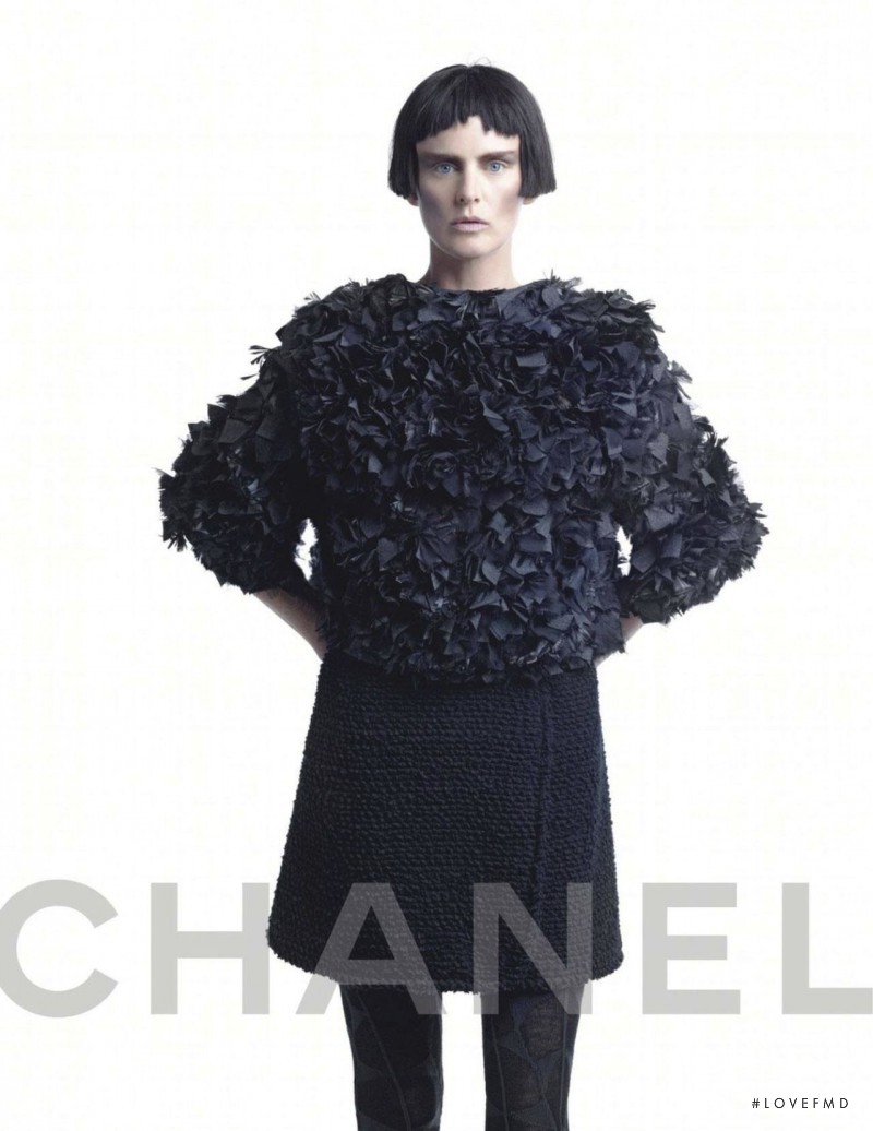 Stella Tennant featured in  the Chanel advertisement for Autumn/Winter 2012