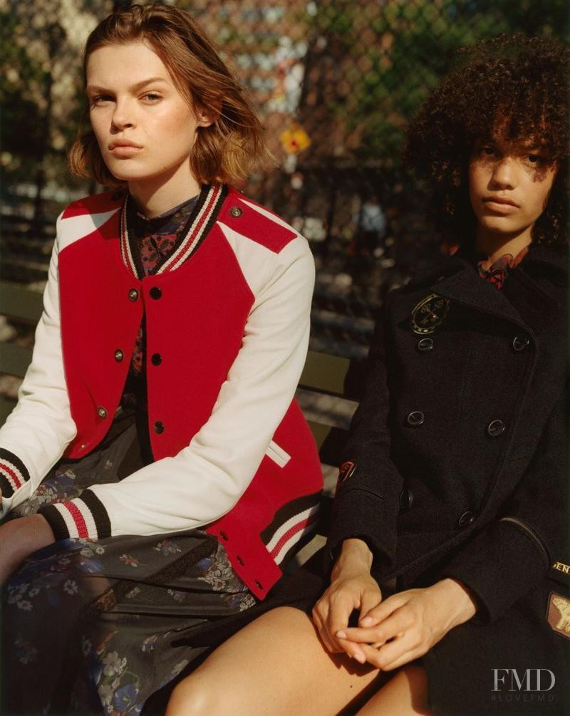 Cara Taylor featured in  the Coach Accessories advertisement for Autumn/Winter 2017