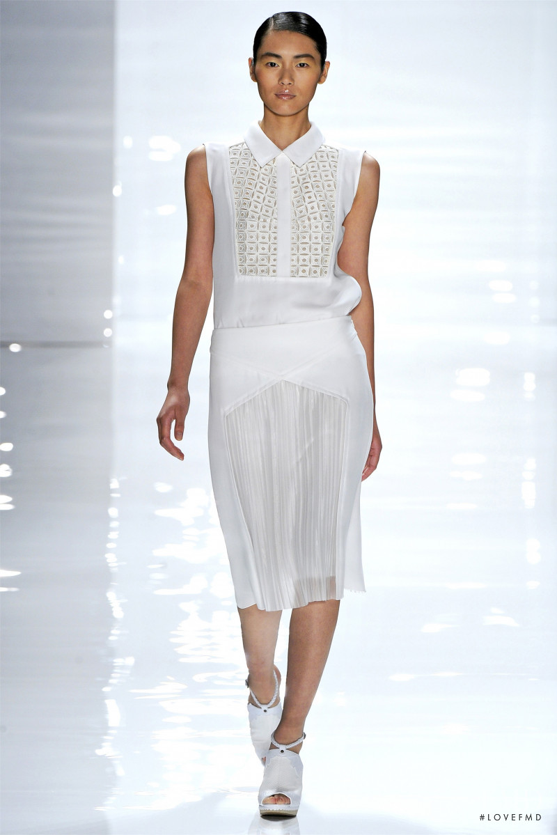 Liu Wen featured in  the Derek Lam fashion show for Spring/Summer 2012