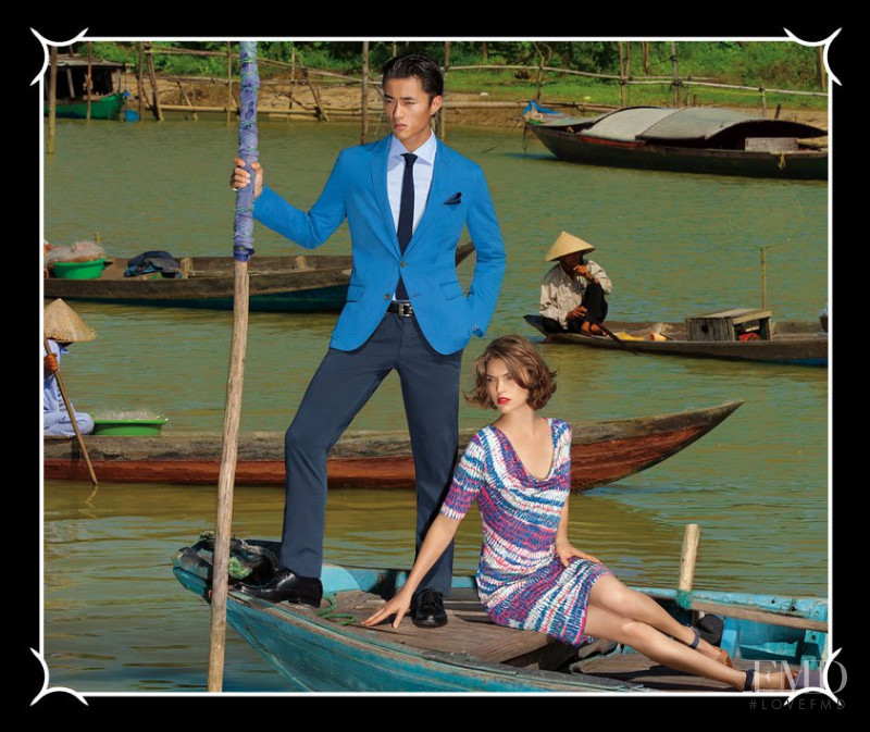 Arizona Muse featured in  the Americana Manhasset (RETAILER) In The Mood for Vietnam lookbook for Spring 2013