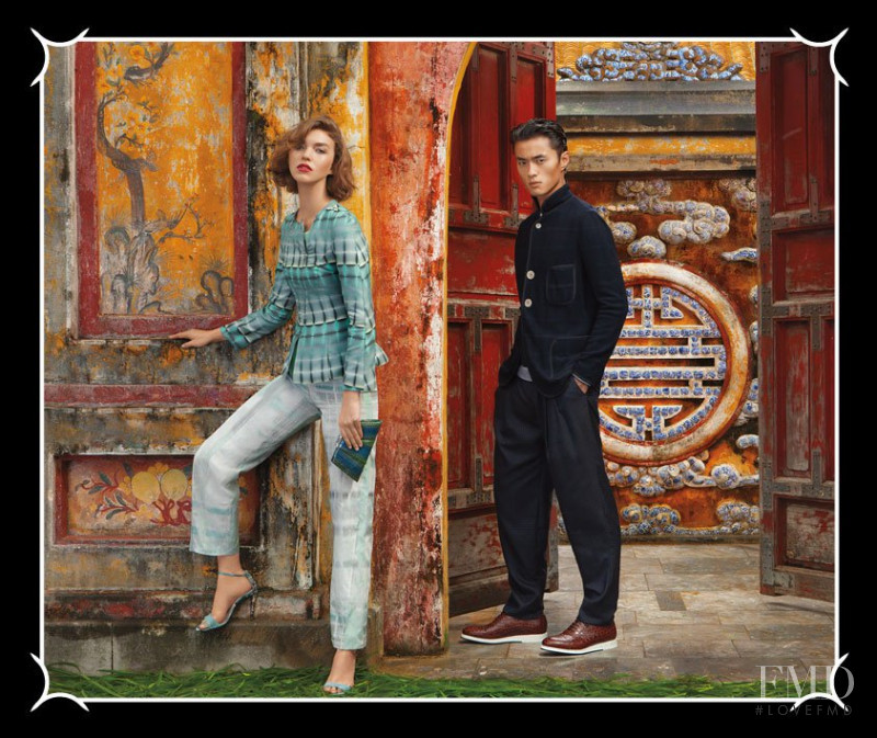 Arizona Muse featured in  the Americana Manhasset (RETAILER) In The Mood for Vietnam lookbook for Spring 2013