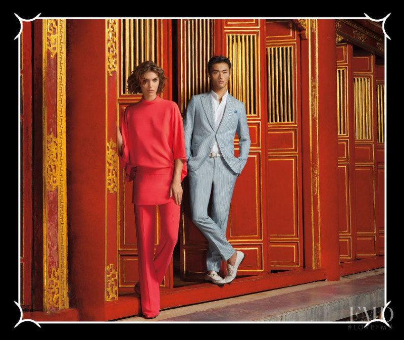 Arizona Muse featured in  the Americana Manhasset (RETAILER) In The Mood for Vietnam lookbook for Spring 2013