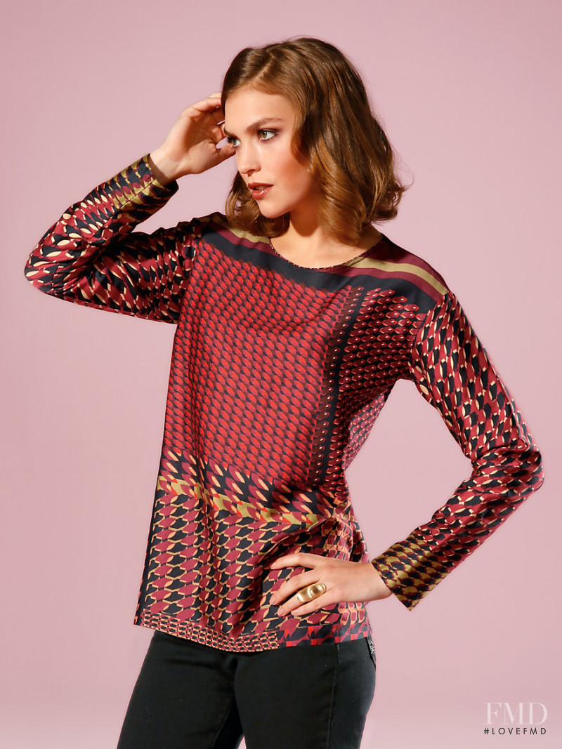 Arizona Muse featured in  the Peter Hahn catalogue for Pre-Fall 2014