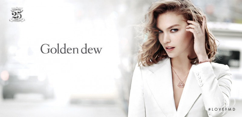 Arizona Muse featured in  the Golden dew advertisement for Spring/Summer 2014