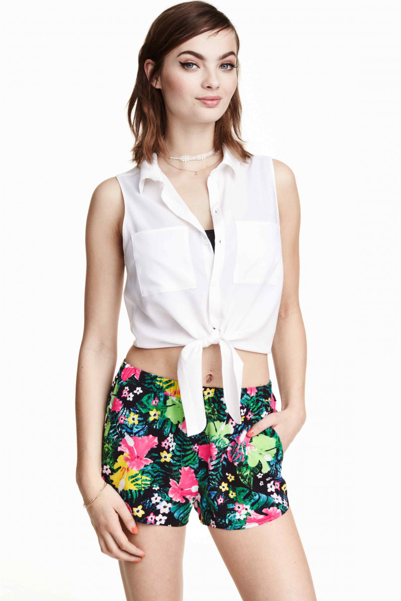 Moa Aberg featured in  the H&M catalogue for Summer 2014