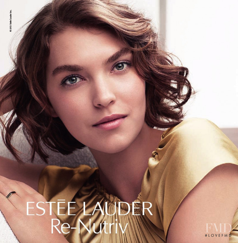 Arizona Muse featured in  the Estée Lauder Re-Nutriv advertisement for Autumn/Winter 2013