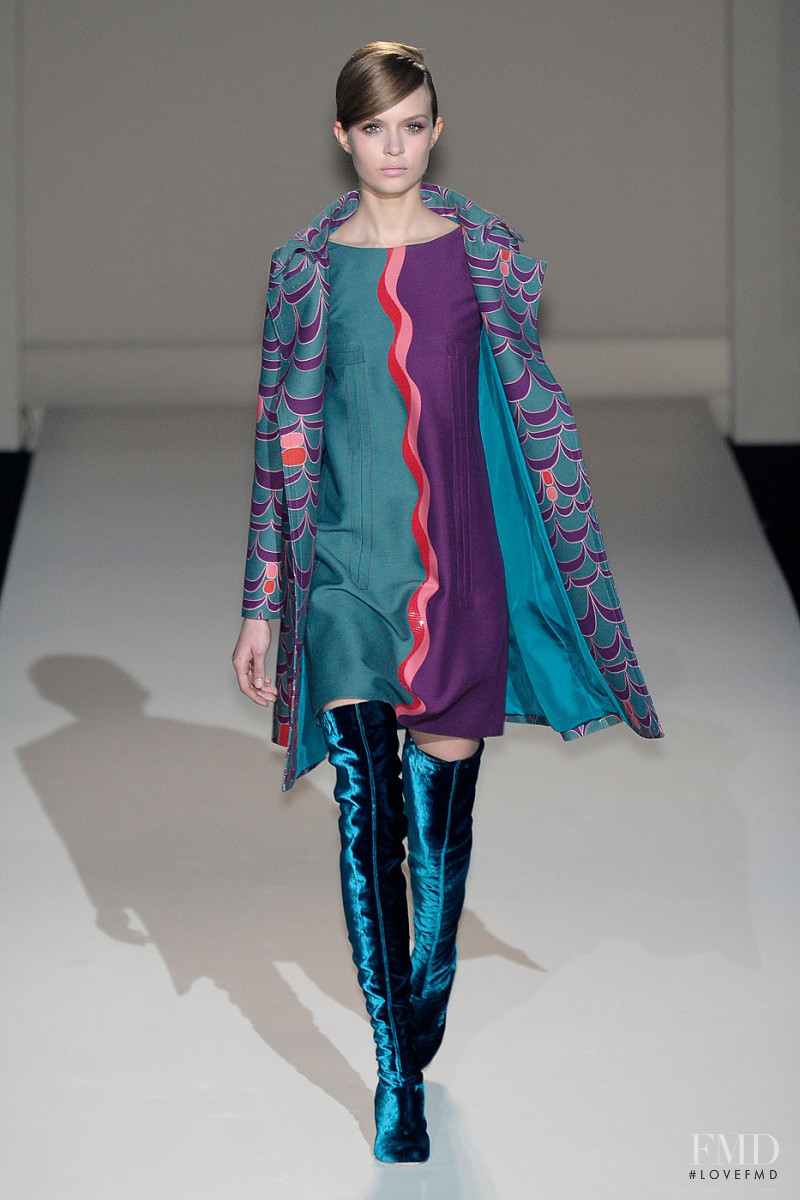 Josephine Skriver featured in  the Alberta Ferretti fashion show for Autumn/Winter 2011