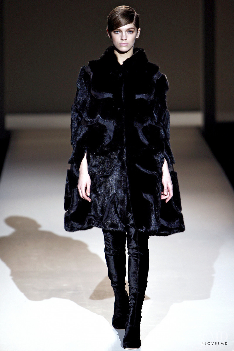 Samantha Gradoville featured in  the Alberta Ferretti fashion show for Autumn/Winter 2011