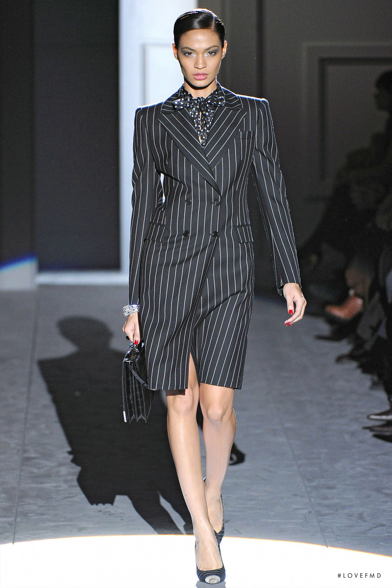 Joan Smalls featured in  the Salvatore Ferragamo fashion show for Autumn/Winter 2011