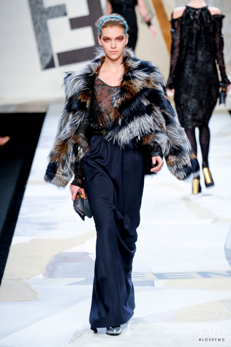 Arizona Muse featured in  the Fendi fashion show for Autumn/Winter 2011