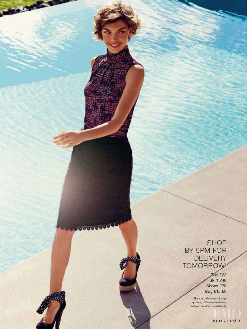 Arizona Muse featured in  the Next advertisement for Spring/Summer 2012