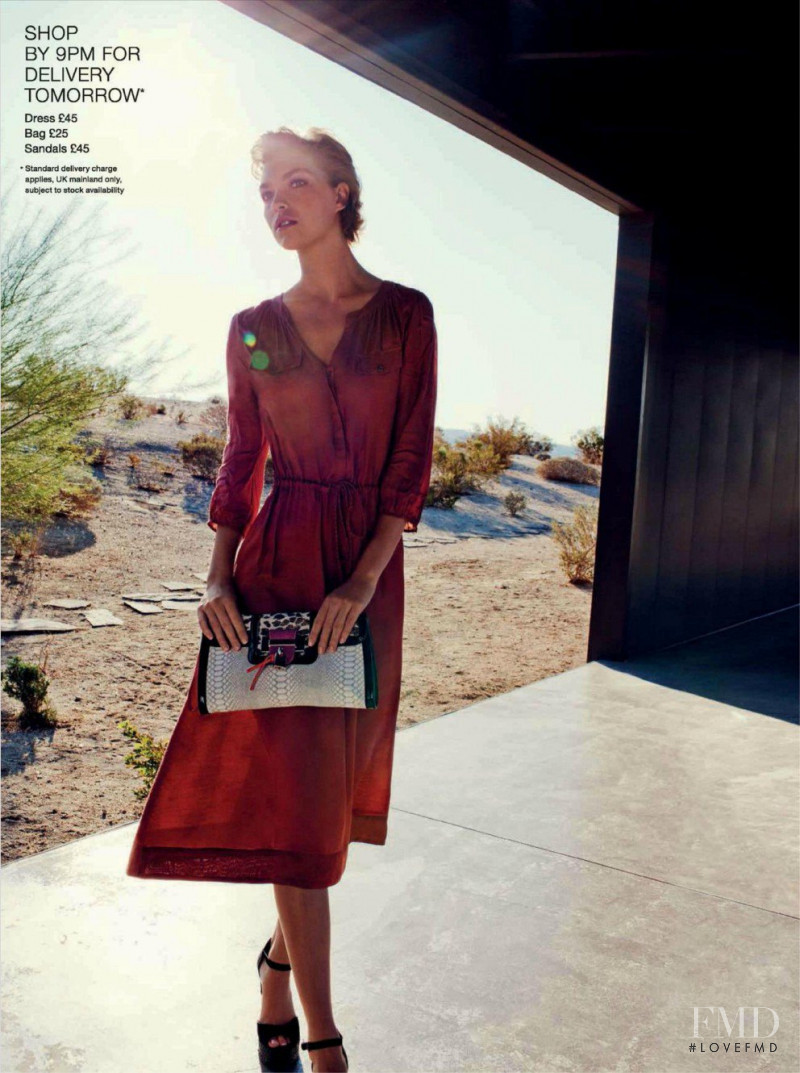 Arizona Muse featured in  the Next advertisement for Spring/Summer 2012