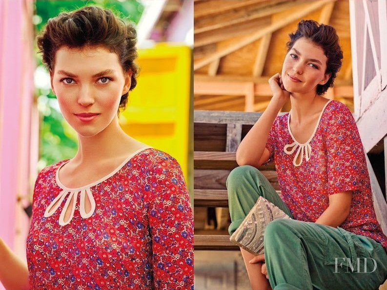 Arizona Muse featured in  the Next advertisement for Spring/Summer 2012