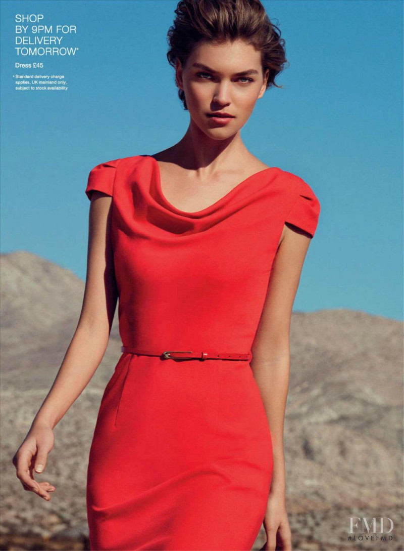 Arizona Muse featured in  the Next advertisement for Spring/Summer 2012