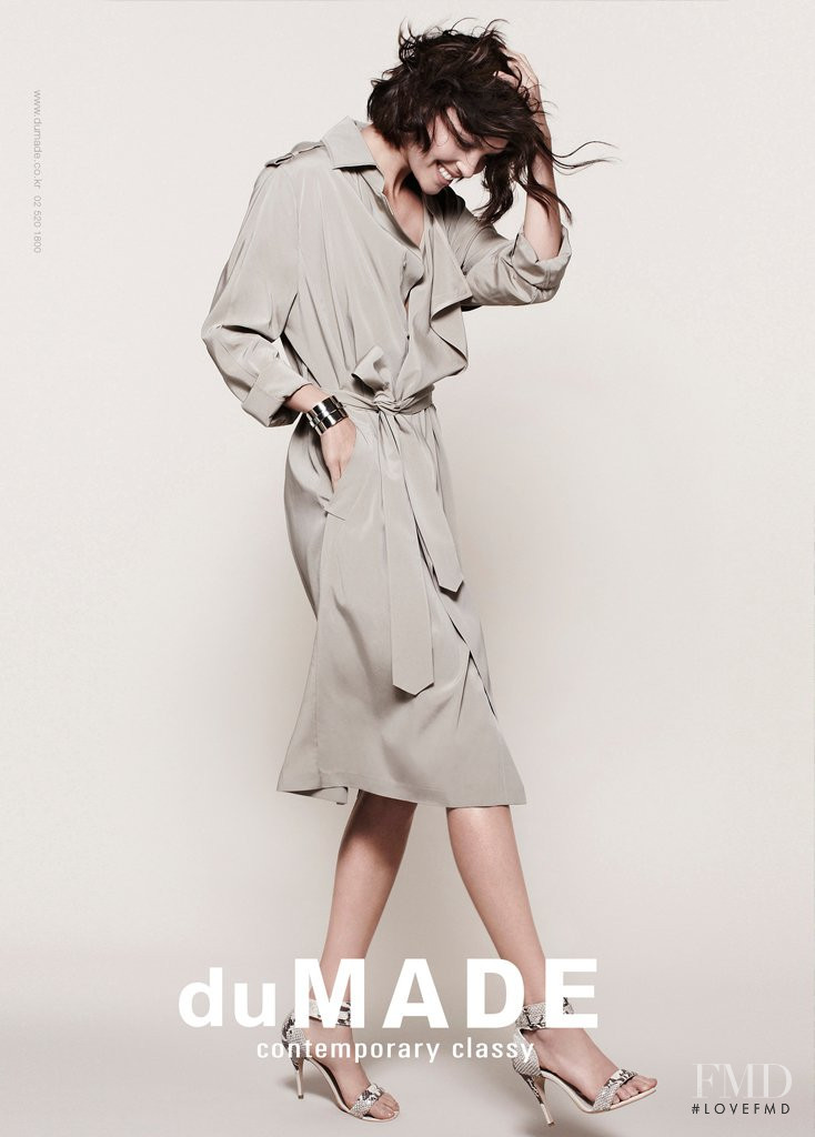 Arizona Muse featured in  the duMADE advertisement for Spring/Summer 2012
