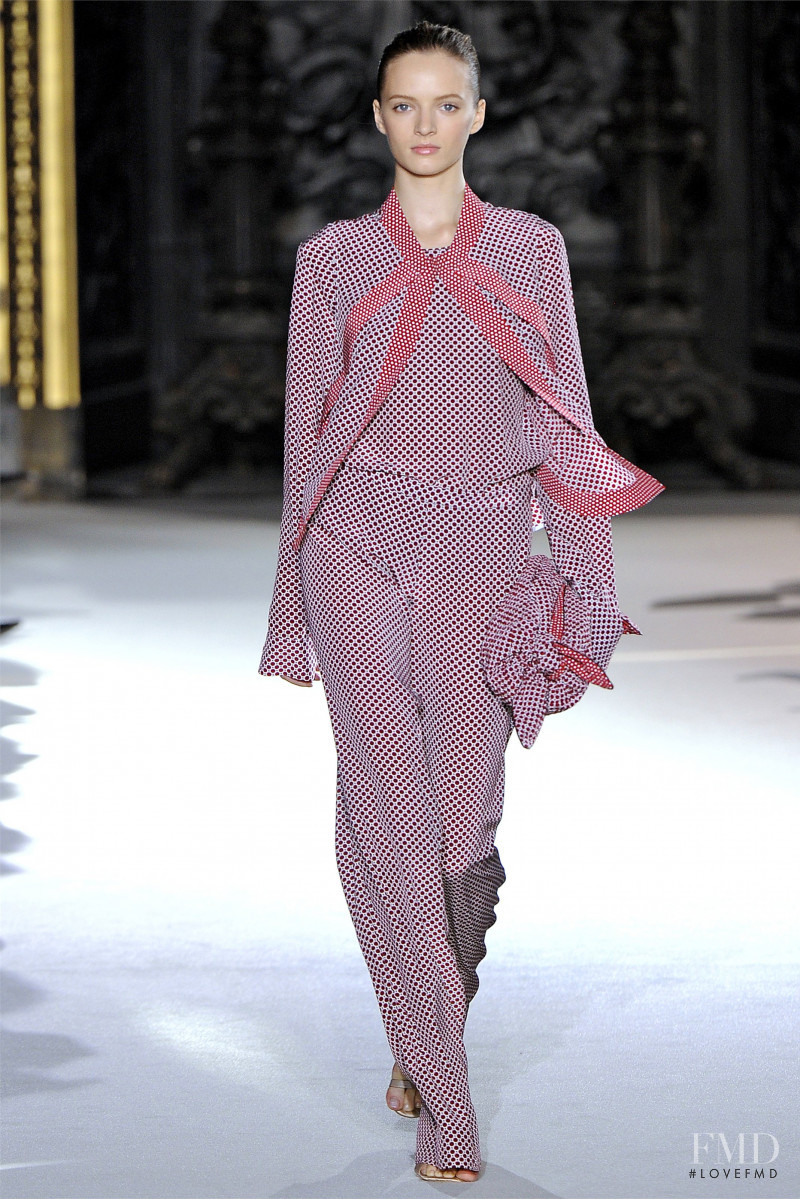 Daria Strokous featured in  the Stella McCartney fashion show for Spring/Summer 2012