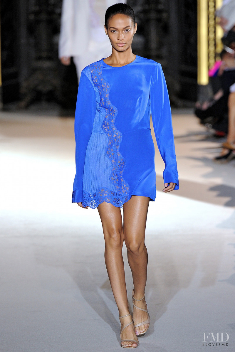 Joan Smalls featured in  the Stella McCartney fashion show for Spring/Summer 2012