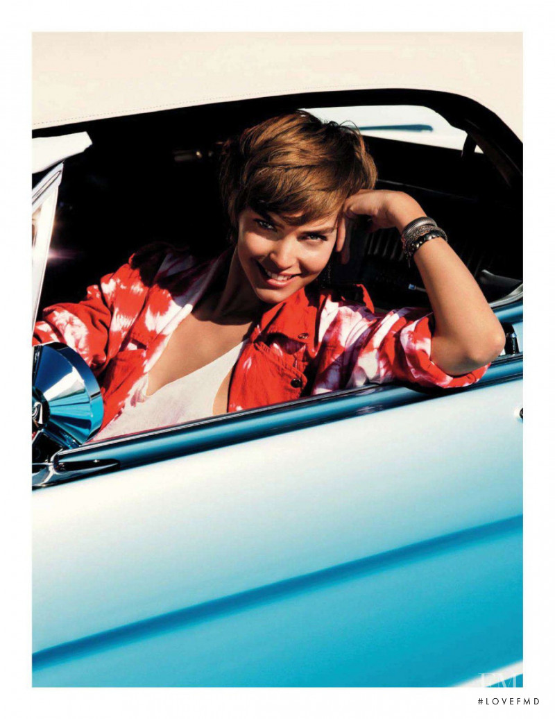 Arizona Muse featured in  the Isabel Marant advertisement for Spring/Summer 2012