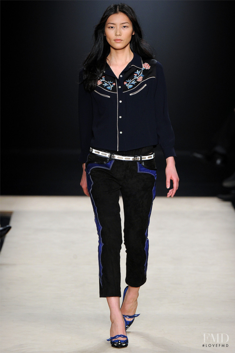 Liu Wen featured in  the Isabel Marant fashion show for Autumn/Winter 2012