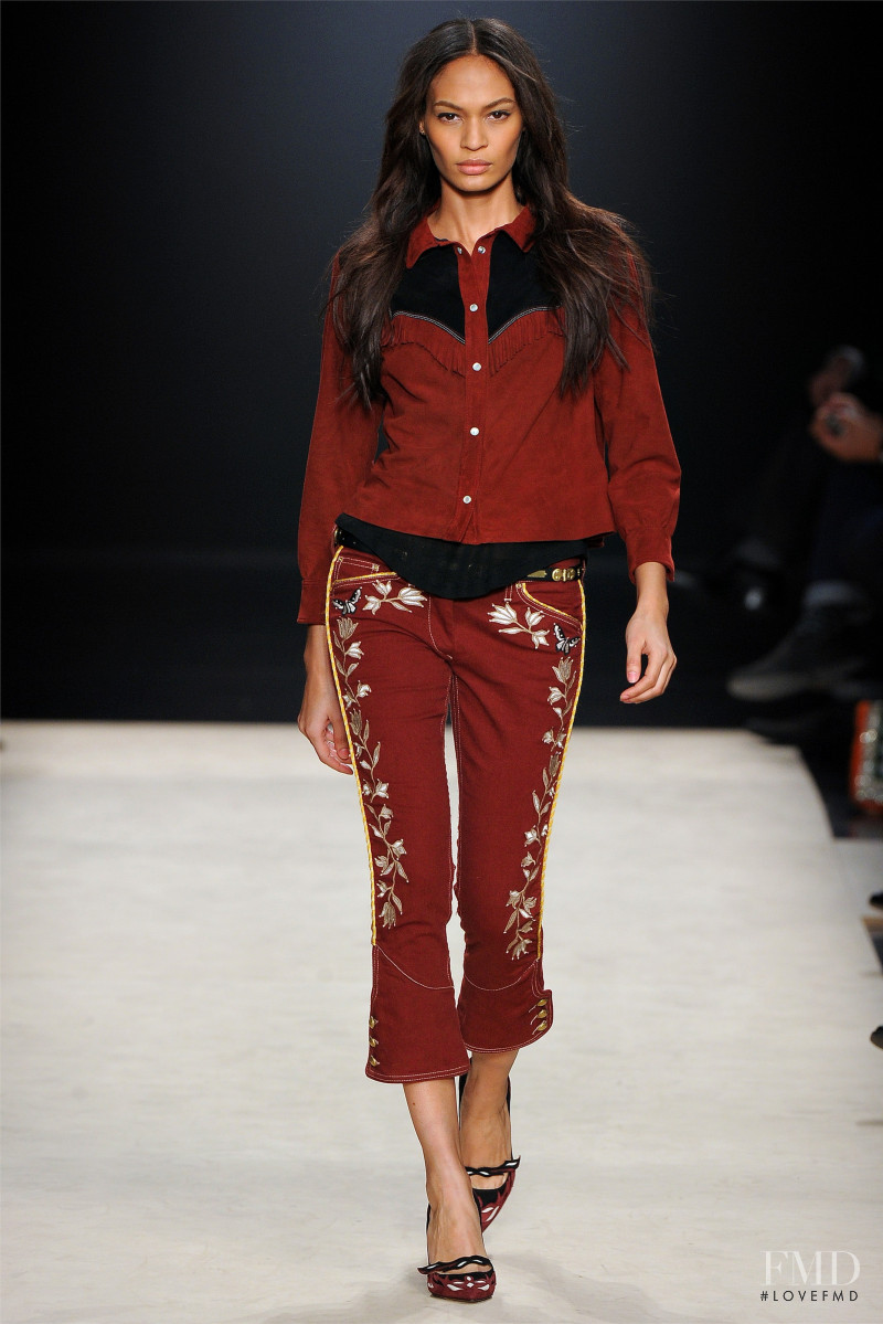 Joan Smalls featured in  the Isabel Marant fashion show for Autumn/Winter 2012