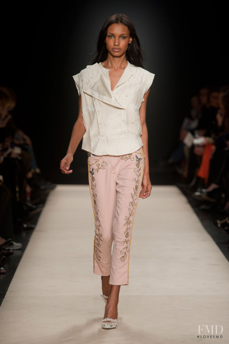 Jasmine Tookes featured in  the Isabel Marant fashion show for Autumn/Winter 2012
