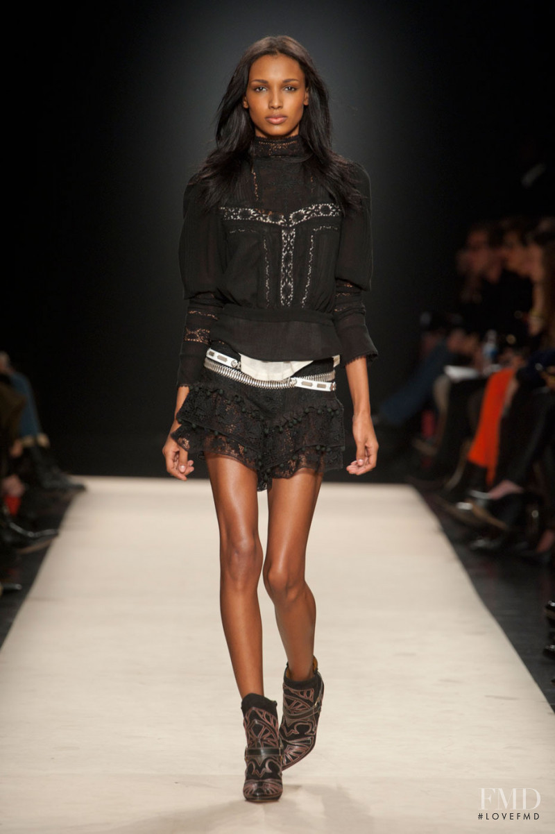Jasmine Tookes featured in  the Isabel Marant fashion show for Autumn/Winter 2012