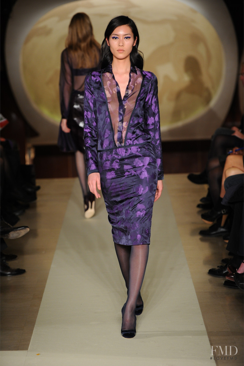 Liu Wen featured in  the Genny fashion show for Autumn/Winter 2012