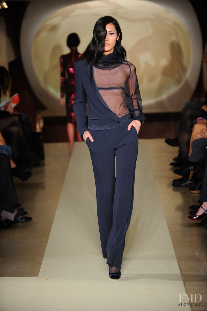 Liu Wen featured in  the Genny fashion show for Autumn/Winter 2012