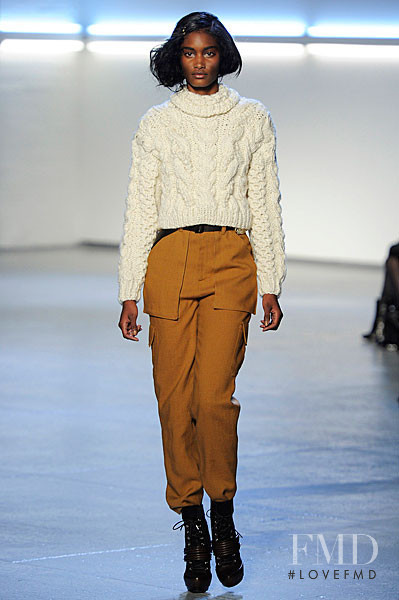 Melodie Monrose featured in  the Rodarte fashion show for Autumn/Winter 2012