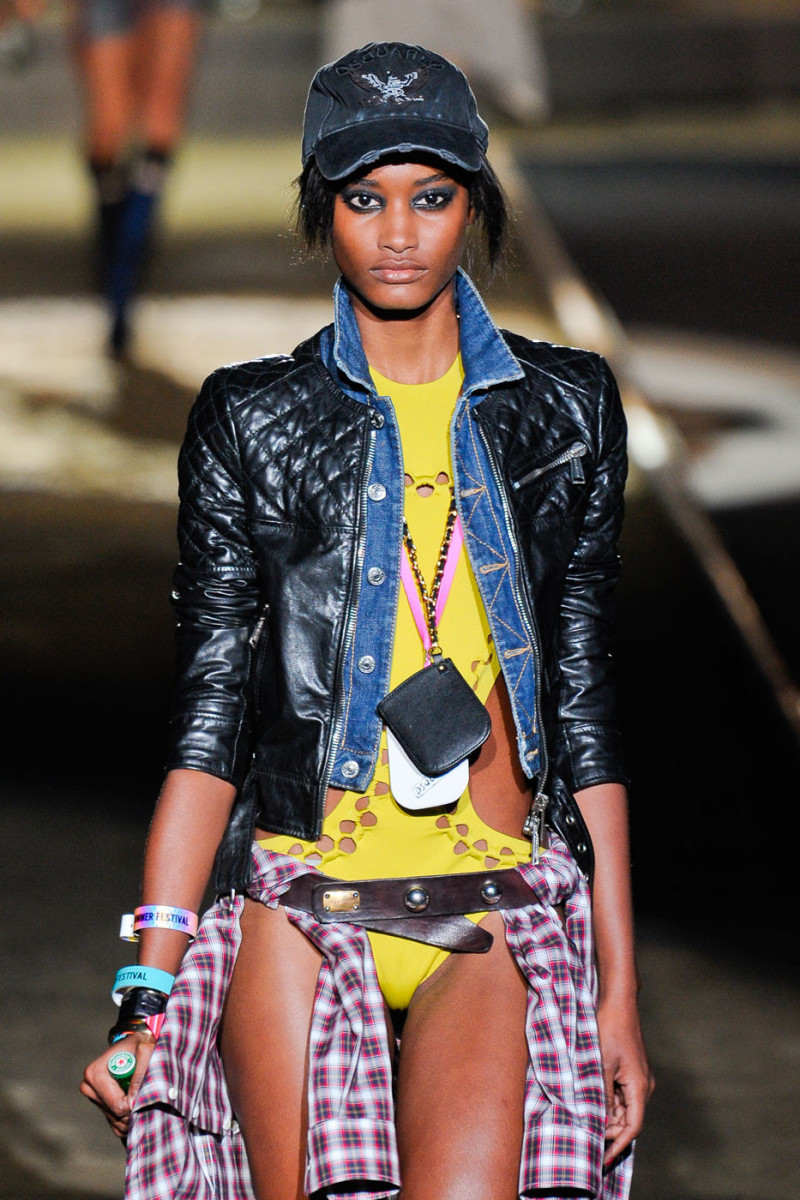 Melodie Monrose featured in  the DSquared2 fashion show for Spring/Summer 2012
