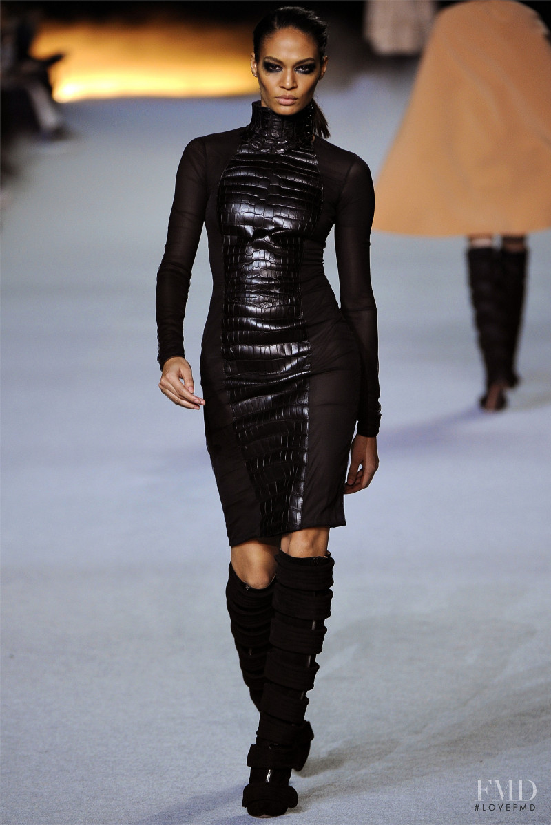 Joan Smalls featured in  the Yeezy fashion show for Autumn/Winter 2012