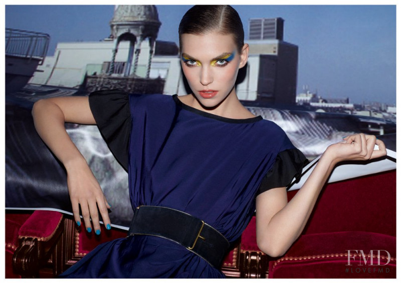 Arizona Muse featured in  the YSL Beauty advertisement for Fall 2011