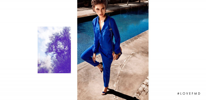 Arizona Muse featured in  the Massimo Dutti lookbook for Spring/Summer 2012