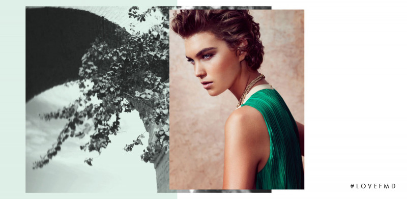 Arizona Muse featured in  the Massimo Dutti lookbook for Spring/Summer 2012