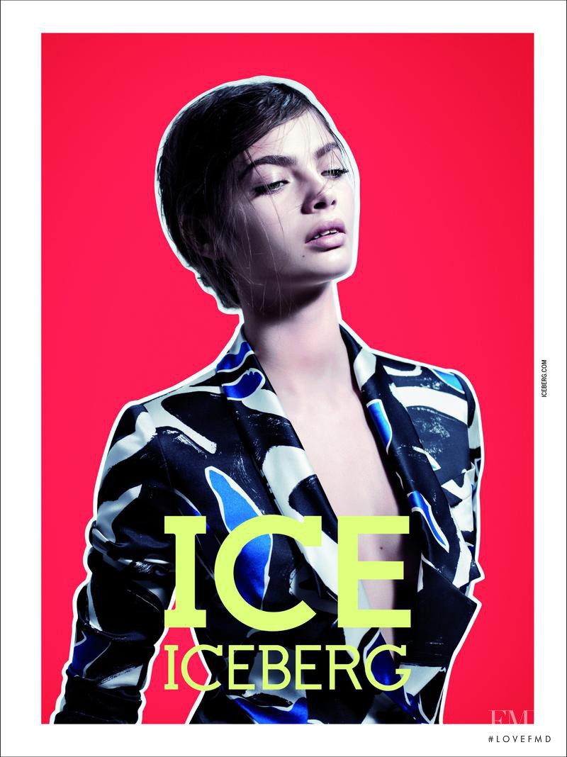 Moa Aberg featured in  the Ice Iceberg advertisement for Spring/Summer 2013