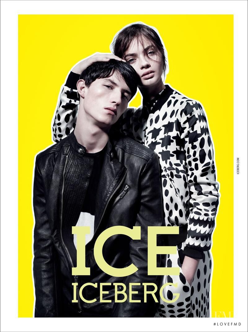 Moa Aberg featured in  the Ice Iceberg advertisement for Spring/Summer 2013