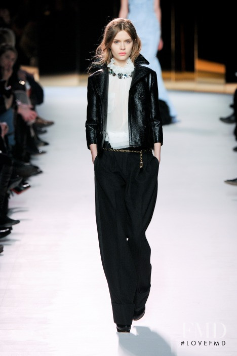Josephine Skriver featured in  the Nina Ricci fashion show for Autumn/Winter 2011