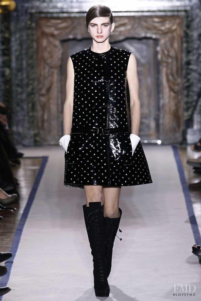 Caterina Ravaglia featured in  the Saint Laurent fashion show for Autumn/Winter 2011