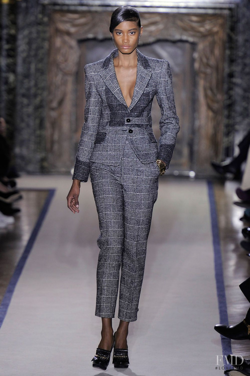 Melodie Monrose featured in  the Saint Laurent fashion show for Autumn/Winter 2011