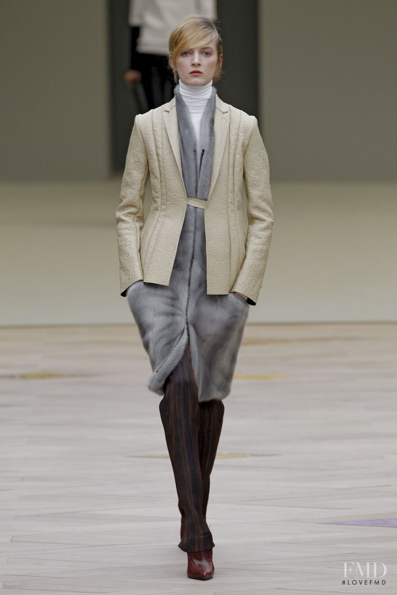 Daria Strokous featured in  the Celine fashion show for Autumn/Winter 2011