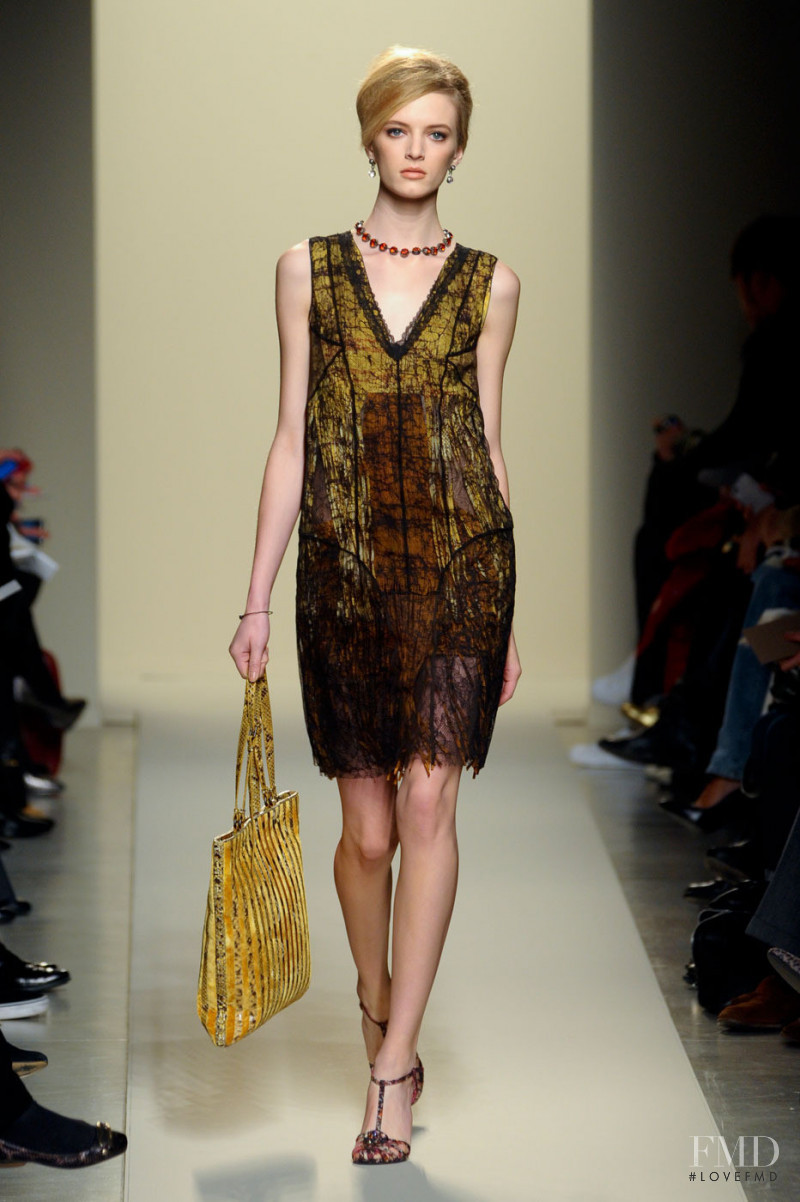 Daria Strokous featured in  the Bottega Veneta fashion show for Autumn/Winter 2011