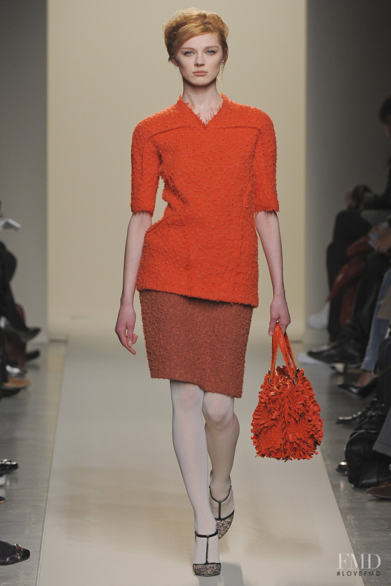 Olga Sherer featured in  the Bottega Veneta fashion show for Autumn/Winter 2011