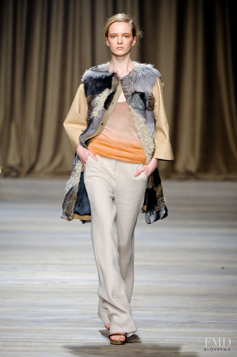 Daria Strokous featured in  the Iceberg fashion show for Autumn/Winter 2011