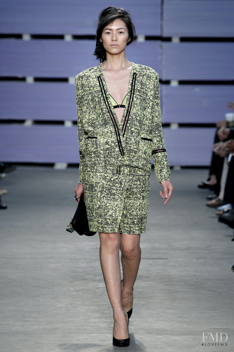 Liu Wen featured in  the Proenza Schouler fashion show for Spring/Summer 2011