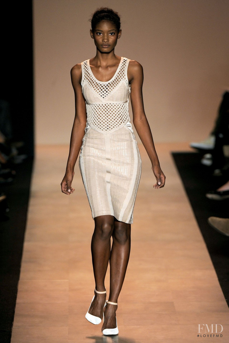 Melodie Monrose featured in  the Herve Leger fashion show for Spring/Summer 2011