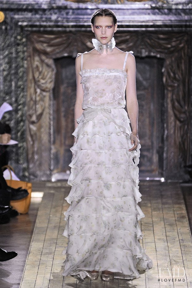Arizona Muse featured in  the Valentino Couture fashion show for Spring/Summer 2011
