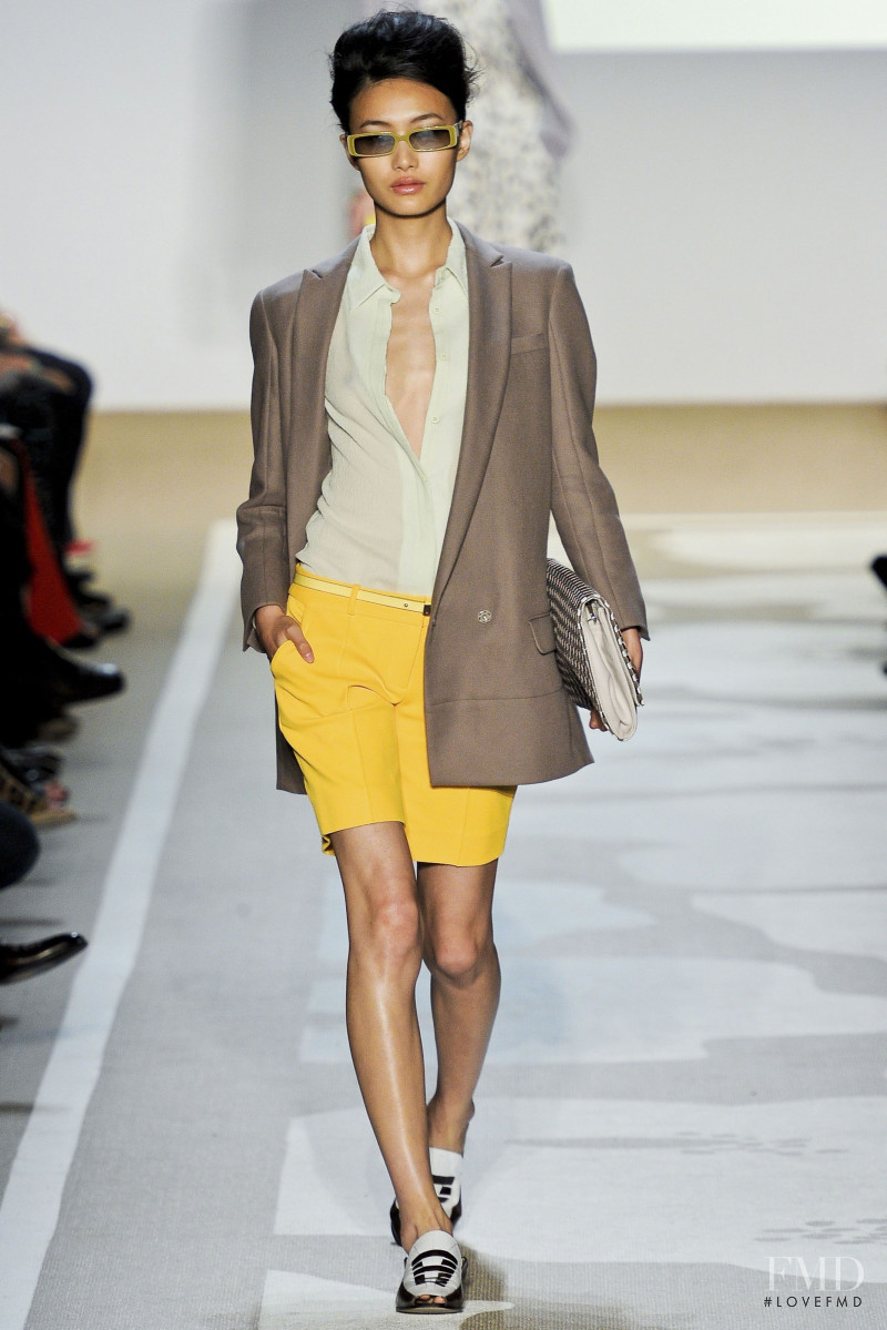 Melodie Monrose featured in  the Diane Von Furstenberg fashion show for Spring/Summer 2012