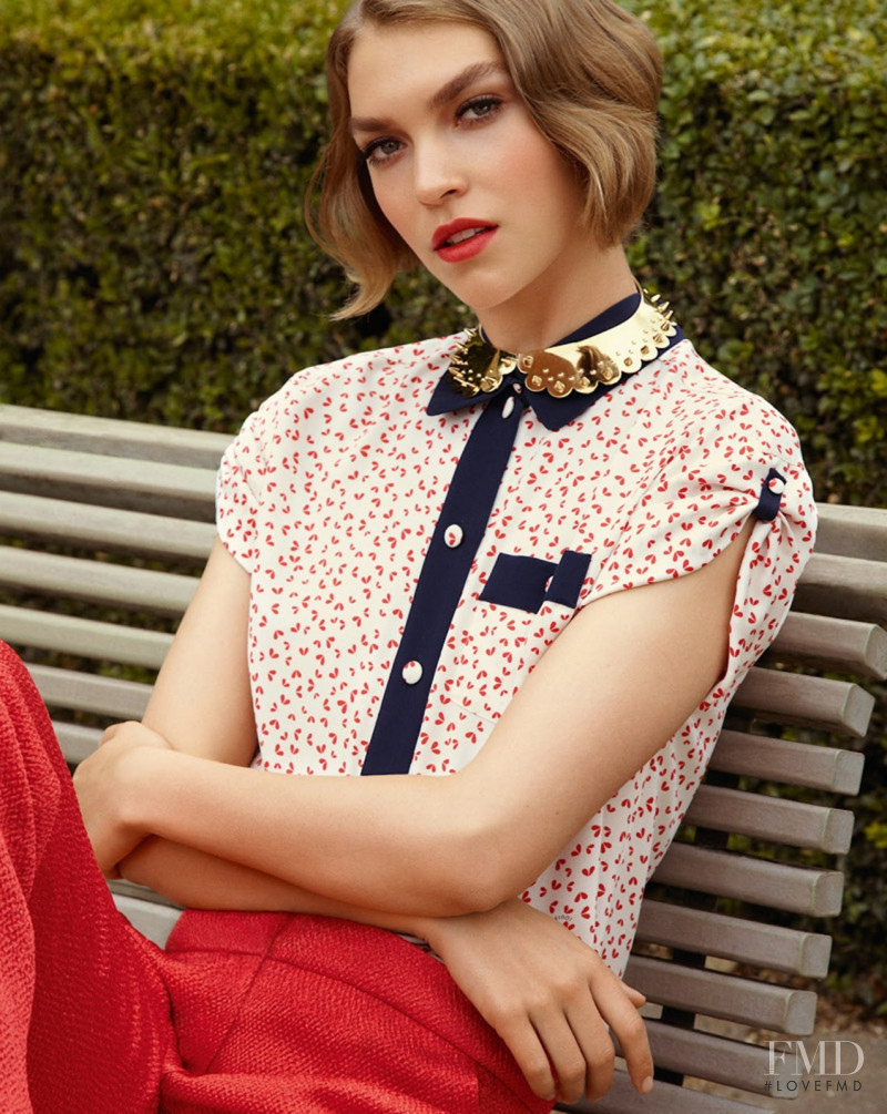 Arizona Muse featured in  the Louis Vuitton lookbook for Cruise 2012